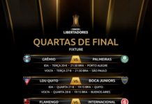 Conmebol divulga datas e horários das quartas de final da Libertadores