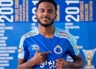 Ezequiel será apresentado pelo Cruzeiro nesta sexta-feira.
