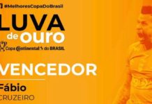 Goleiro do Cruzeiro é eleito o ‘Luva de Ouro’ da Copa do Brasil