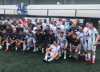 Jogo Solidário Amigos do Alex Silva x Amigos do Da Silva arrecada quase meia tonelada de alimentos em jogo solidário