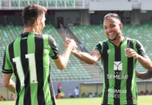 O América-MG fez a alegria a sua torcida na tarde deste sábado, no Estádio Independência, em Belo Horizonte.