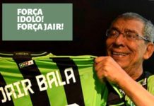 Jair Bala, ídolo de América-MG é hospitalizado