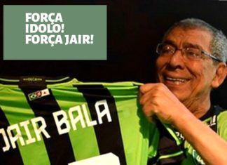 Jair Bala, ídolo de América-MG é hospitalizado