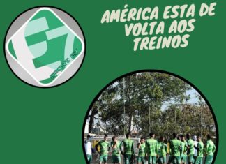 América prevê treino com grupo único na próxima semana