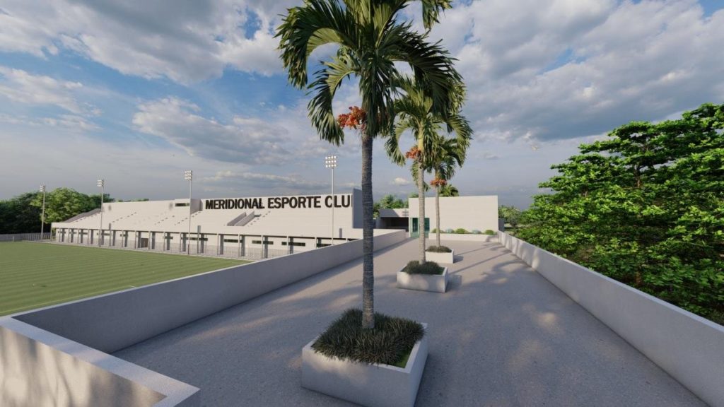 MERIDIONAL ESPORTE CLUBE DE LAFAIETE GANHA CASA NOVA Conheça os detalhes do  projeto do novo estádio do Meridional em Lafaiete - Sporte7