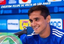 Cruzeiro entra em acordo com o São Paulo e decide futuro do atacante; jogador está fora dos planos de Diniz